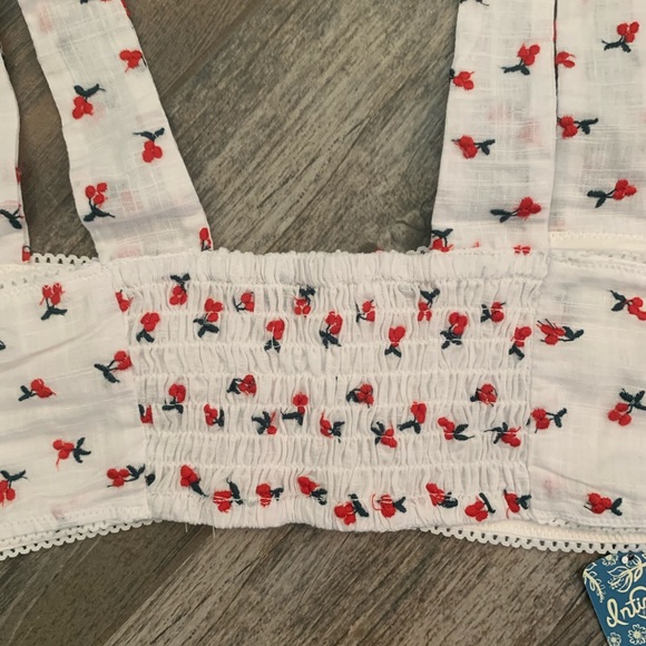 NWT $48 Intimately Free People Britt Bralette M Medium Soft Bra Pin Up Style - Picture 11 of 12